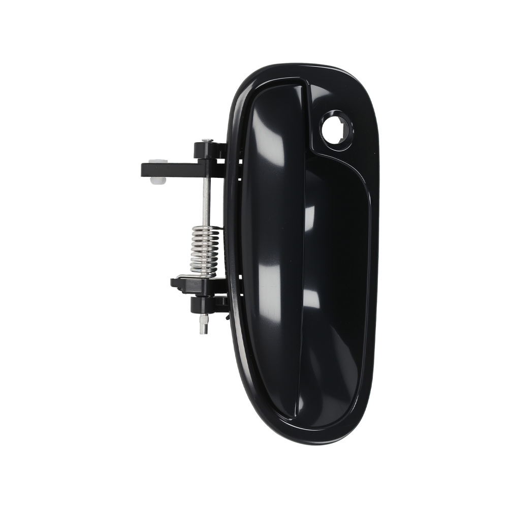 Black Door Handle Front compatible for Honda Civic 1996-2000 Outside Left Right Pair