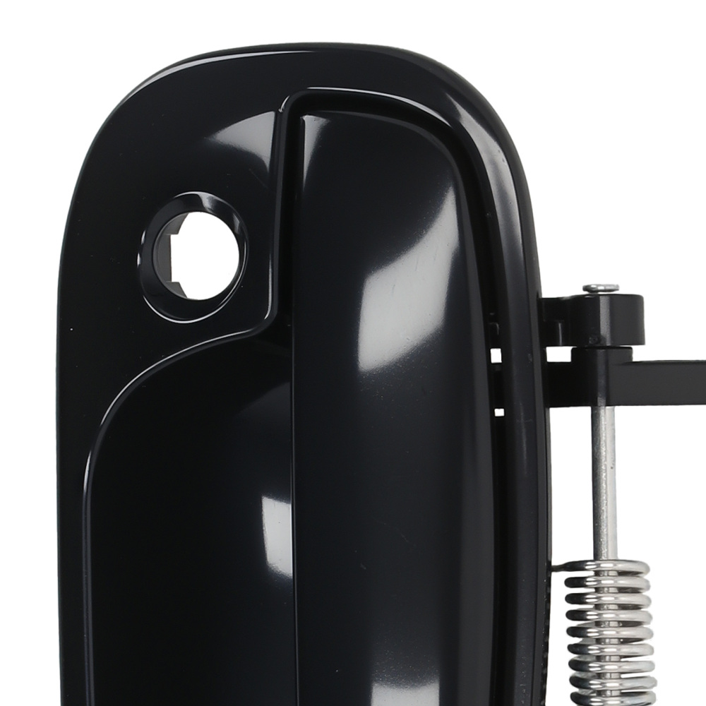 Black Door Handle Front compatible for Honda Civic 1996-2000 Outside Left Right Pair