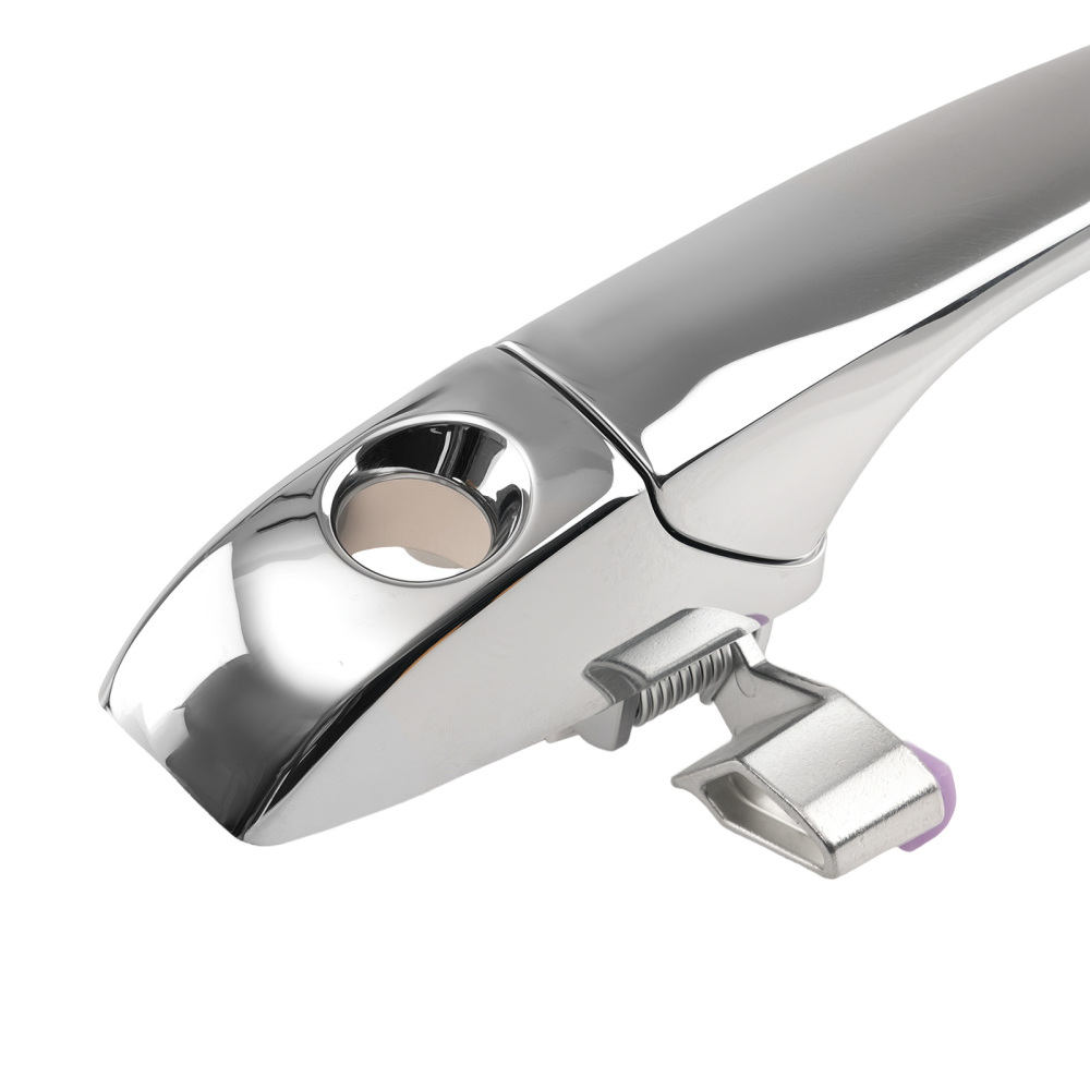 Exterior Door Handle compatible for Chrysler 300 300C 05-10 4589009AD Front Rear Silver