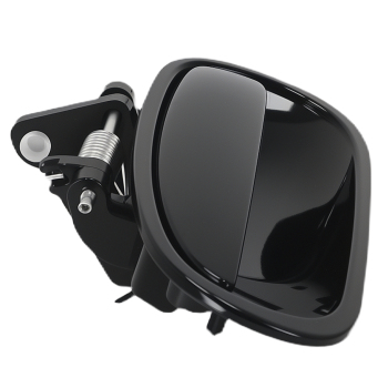 Black Plastic Rear Door Handle compatible for Honda Civic 96-00 72680S04003 Pair