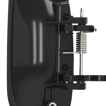 Black Plastic Rear Door Handle compatible for Honda Civic 96-00 72680S04003 Pair