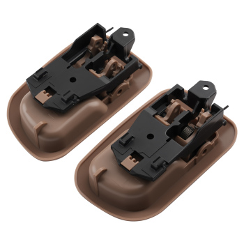 Black Brown Door Handle compatible for Toyota Sienna 1998-2003 69230-08020-C0 Front Rear
