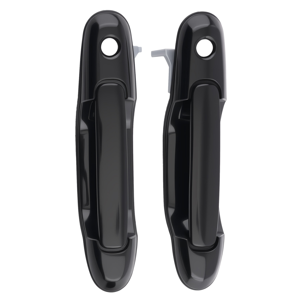 Black Brown Door Handle compatible for Toyota Sienna 1998-2003 69230-08020-C0 Front Rear