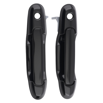 Black Brown Door Handle compatible for Toyota Sienna 1998-2003 69230-08020-C0 Front Rear