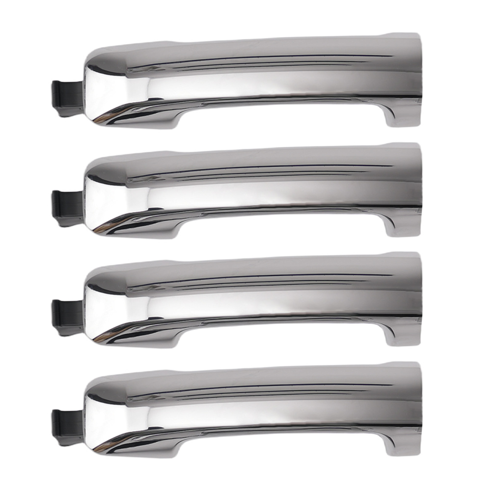 Door Handle 4Pcs compatible for Toyota Sequoia/Tundra 2007-2019 69210-0C020 Silver