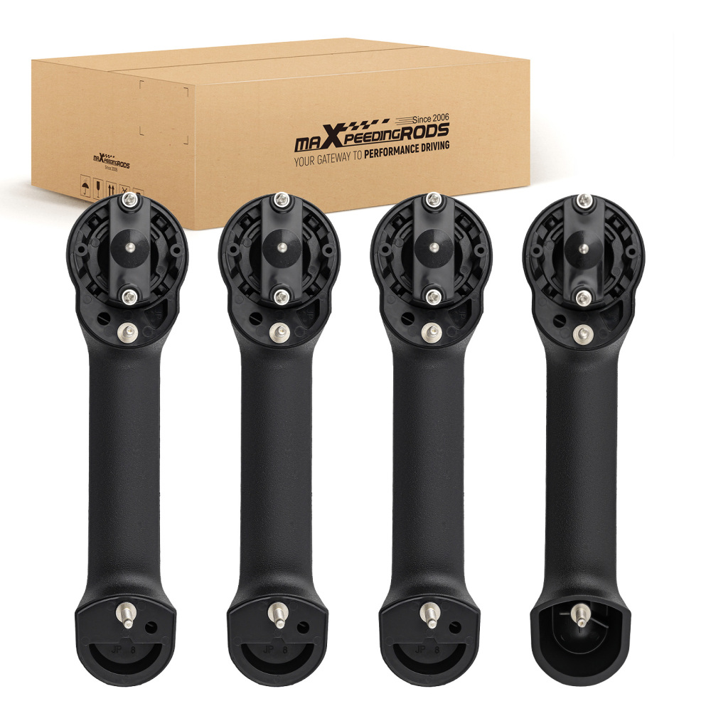 Exterior Door Handle 4PCS compatible for Jeep Wrangler 2007-2018 4589164AC Black