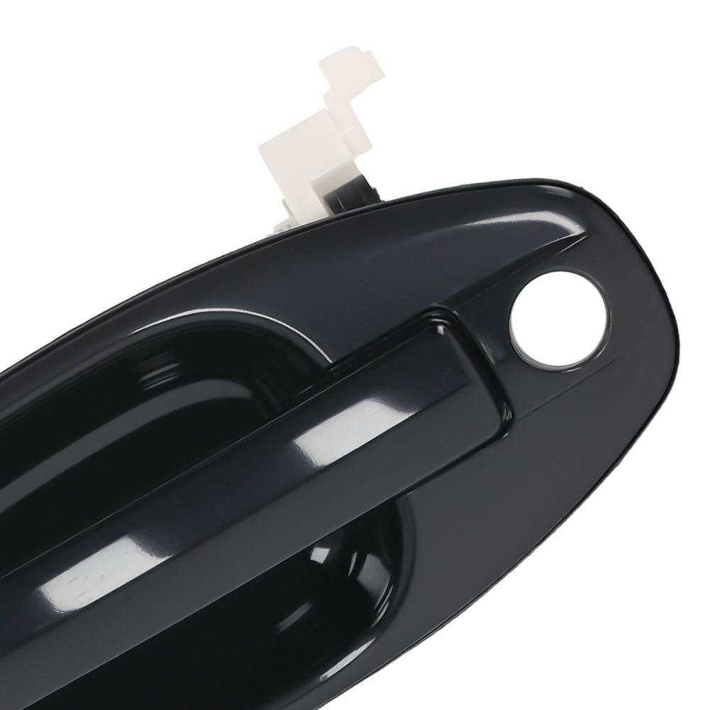 Black Door Handle Front Left Exterior compatible for Hyundai Santa Fe 01-06 82256