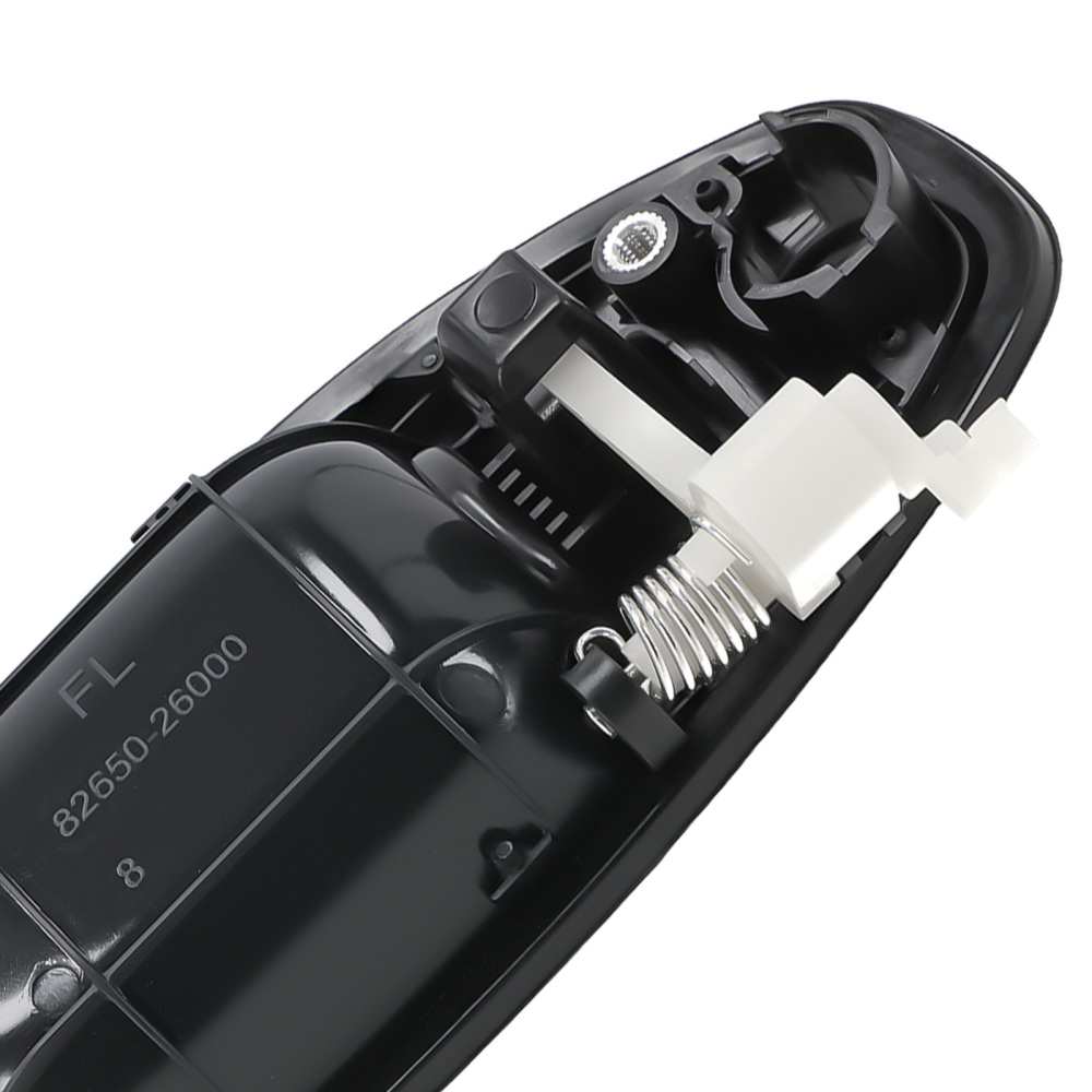 Black Door Handle Front Left Exterior compatible for Hyundai Santa Fe 01-06 82256