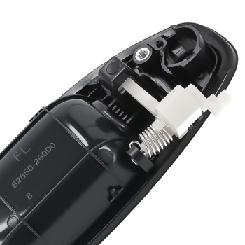 Black Door Handle Front Left Exterior compatible for Hyundai Santa Fe 01-06 82256