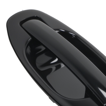 Black Door Handle Front Left Exterior compatible for Hyundai Santa Fe 01-06 82256