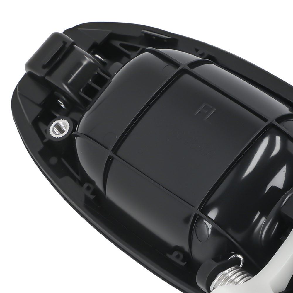 Black Door Handle Front Left Exterior compatible for Hyundai Santa Fe 01-06 82256