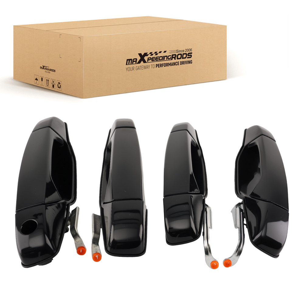 Door Handle 4PC compatible for Chevy Silverado 1500 compatible for GMC Sierra 1500 2007-2013