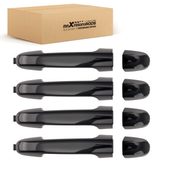 Black Door Handle Outer compatible for Hyundai Elantra 2006-2012 82651-2H000 Front Rear