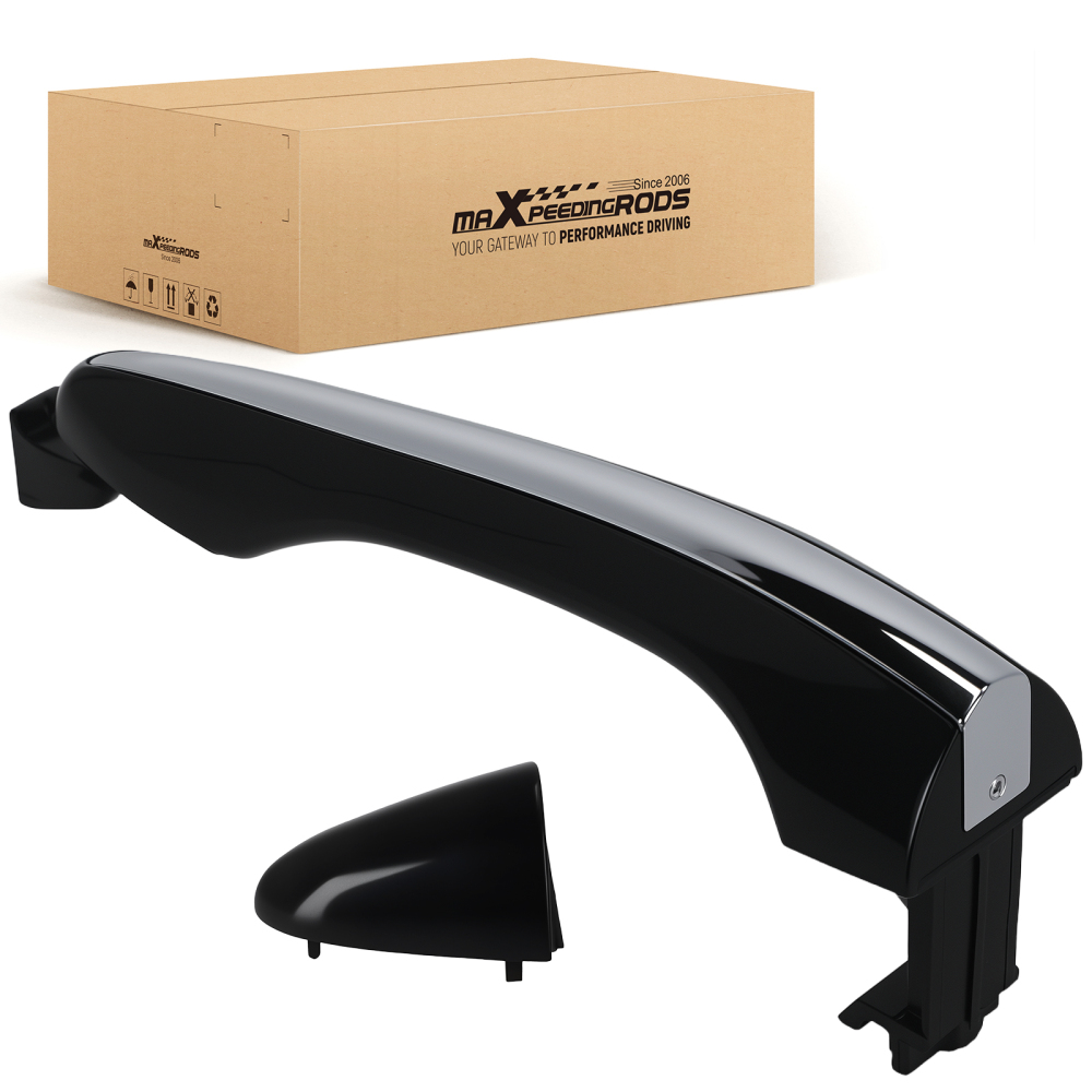 Black Chrome Door Handle Rear compatible for Kia Optima 2011-2016 Left Right Plastic