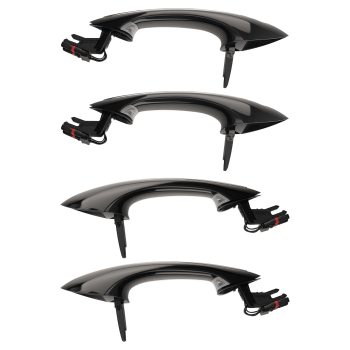 Door Handle 4pc compatible for BMW M5 4.4L V8 M6 2009-2016 51217231933 Black