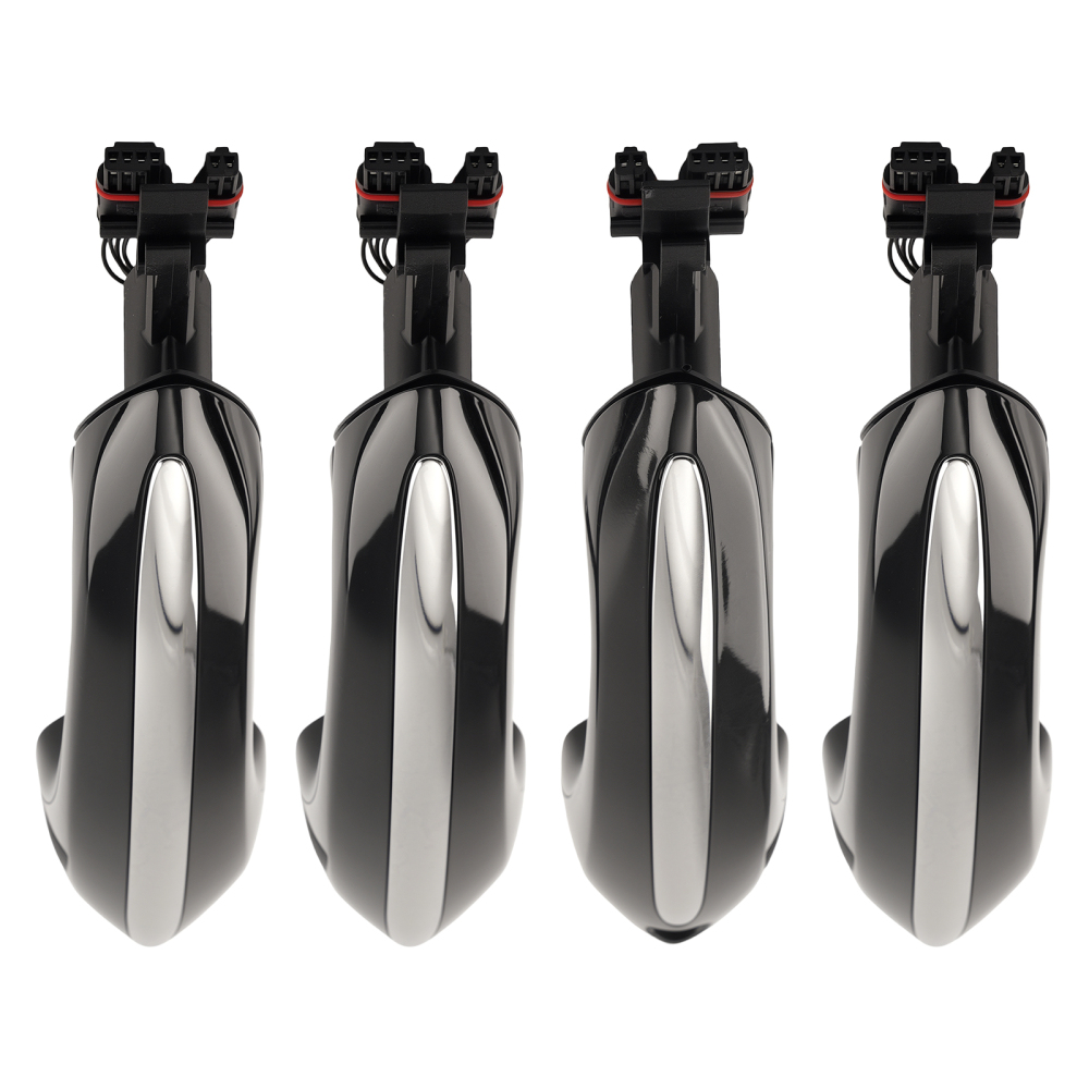 Door Handle 4pc compatible for BMW M5 4.4L V8 M6 2009-2016 51217231933 Black