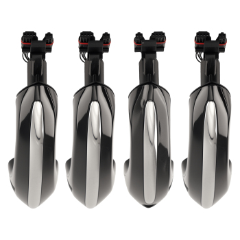 Door Handle 4pc compatible for BMW M5 4.4L V8 M6 2009-2016 51217231933 Black