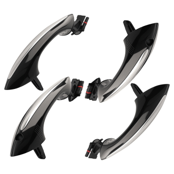Door Handle 4pc compatible for BMW M5 4.4L V8 M6 2009-2016 51217231933 Black