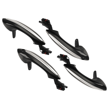 Door Handle 4pc compatible for BMW M5 4.4L V8 M6 2009-2016 51217231933 Black