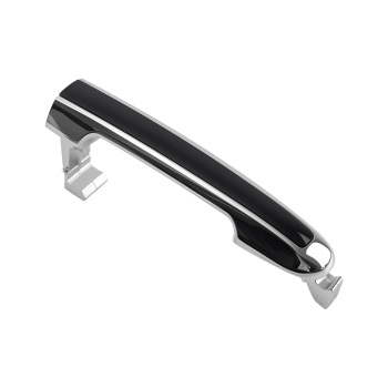 4PC Outside Door Handle compatible for Hyundai Sonata 05-10 82652-3K030 Front Rear LR Black