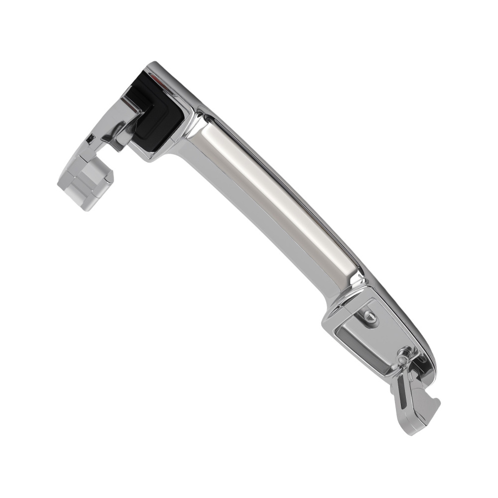 4PC Outside Door Handle compatible for Hyundai Sonata 05-10 82652-3K030 Front Rear LR Black