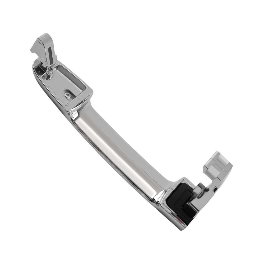 4PC Outside Door Handle compatible for Hyundai Sonata 05-10 82652-3K030 Front Rear LR Black