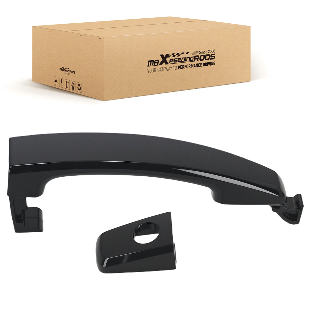 Exterior Door Handle Front L/R compatible for Chevy Aveo LS LT 07-11 96468268 Black