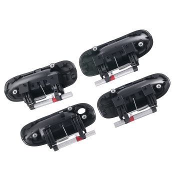 Exterior Door Handle Front Rear compatible for Nissan Sentra 2000-2006 4Pcs Black