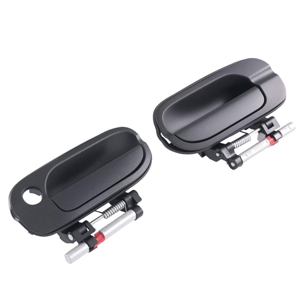 Exterior Door Handle Front Rear compatible for Nissan Sentra 2000-2006 4Pcs Black
