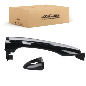 Door Handle Exterior Front Left compatible for Kia Forte Cerato 2014-2018 Black