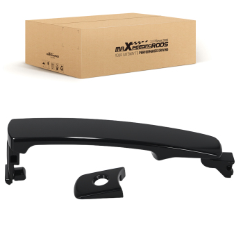 Door Handle compatible for Nissan Rogue 2008-2015 Front Left Black 80640AM205