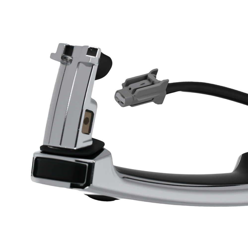 Chrome Door Handle compatible for Nissan Rogue 2008-2013 Front Left 80640CB81B Plastic