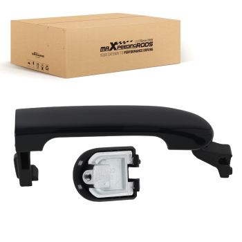 Door Handle Right Rear compatible for Nissan Versa 2007-2012 82640-EL12A Exterior Black