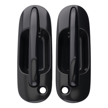 Door Handle 4Pcs Black compatible for Honda CR-V 1997-2001 72140ST0003 72640ST0003
