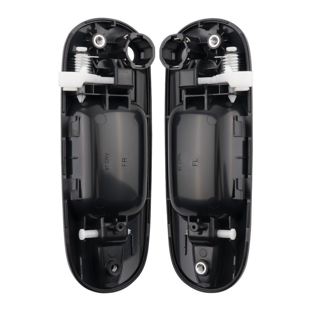 Door Handle 4Pcs Black compatible for Honda CR-V 1997-2001 72140ST0003 72640ST0003