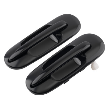 Door Handle 4Pcs Black compatible for Honda CR-V 1997-2001 72140ST0003 72640ST0003
