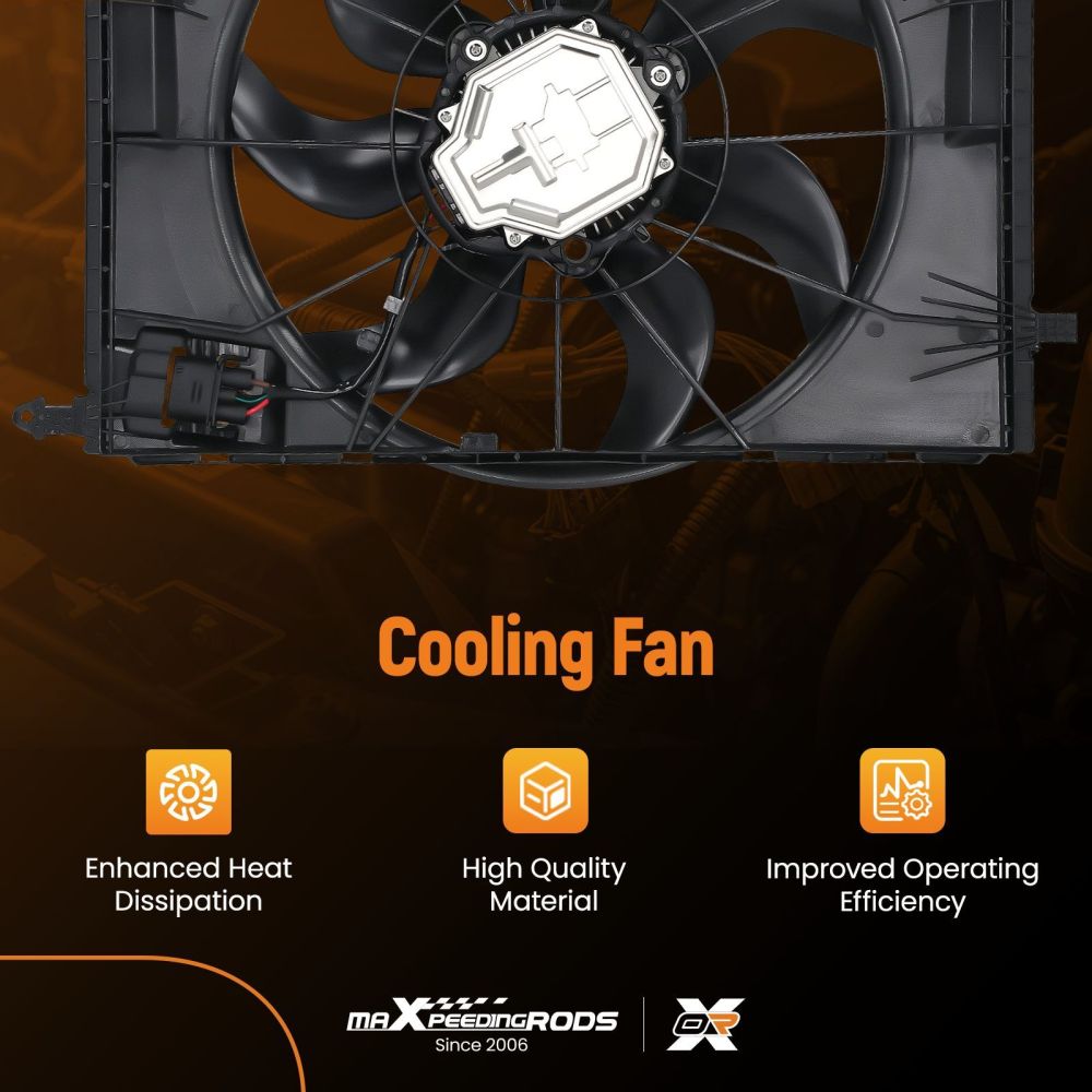 Ensemble Ventilateur 600W compatible pour Mercedes C180/C200/C250/C300 A0999061100 14-17