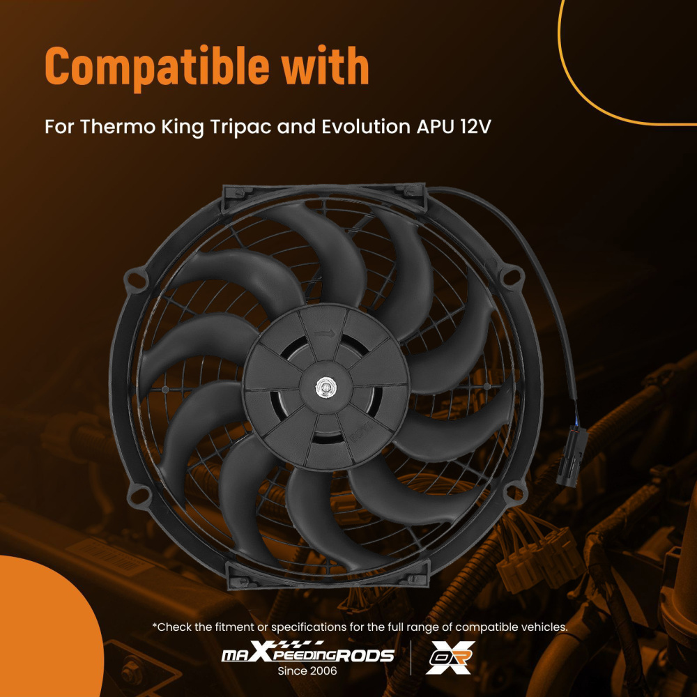 Compatible for AC Condenser Fan for Thermo King Tripac for Evolution APU 12V 78-1560 781560