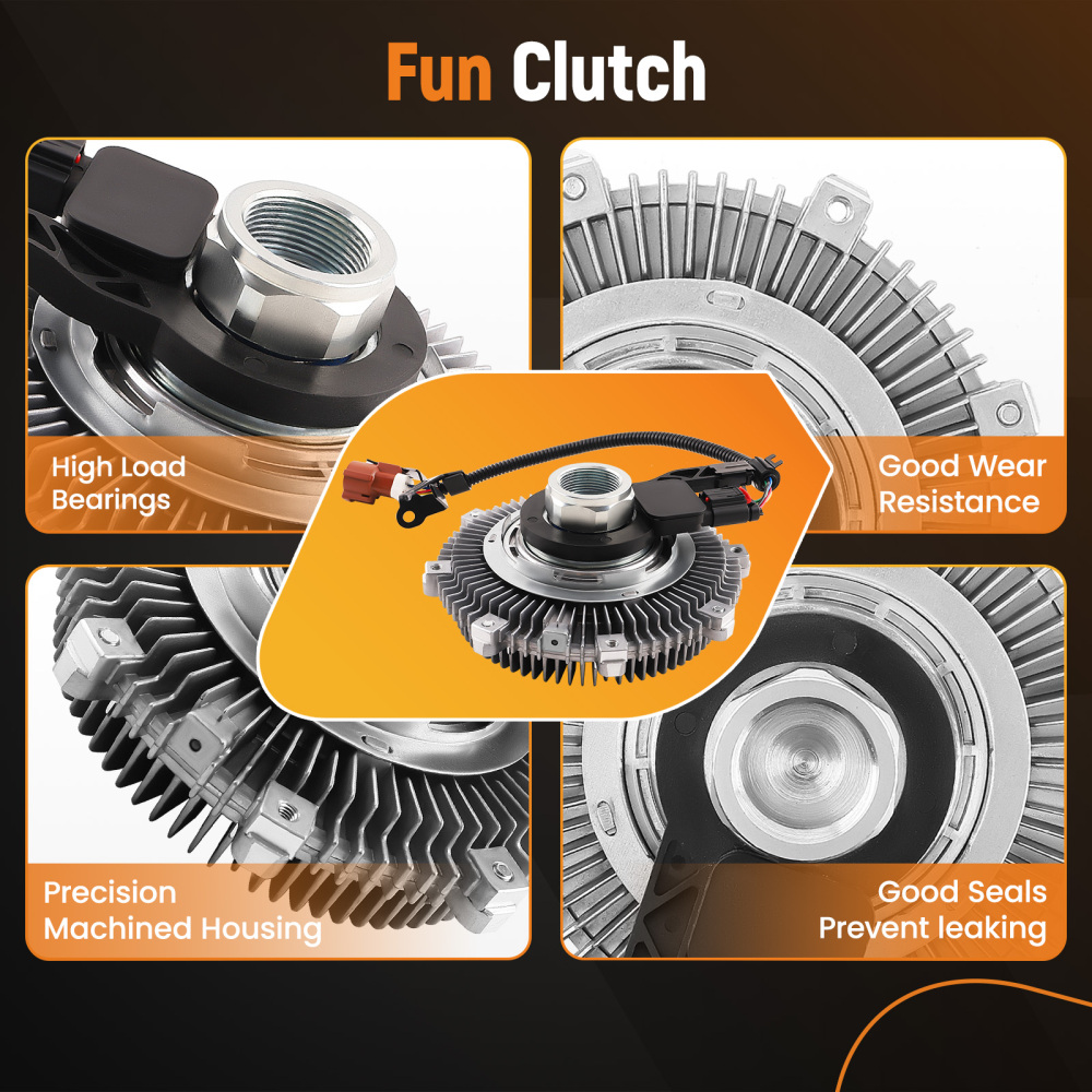 Fan Clutch compatible for Ford F150 compatible for Expedition Navigator compatible for Lincoln Mark LT 2007-2008