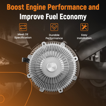 Radiator Cooling Fan Clutch compatible for Ford Sport compatible for Explorer compatible for Mercury Mountaineer 4.0L