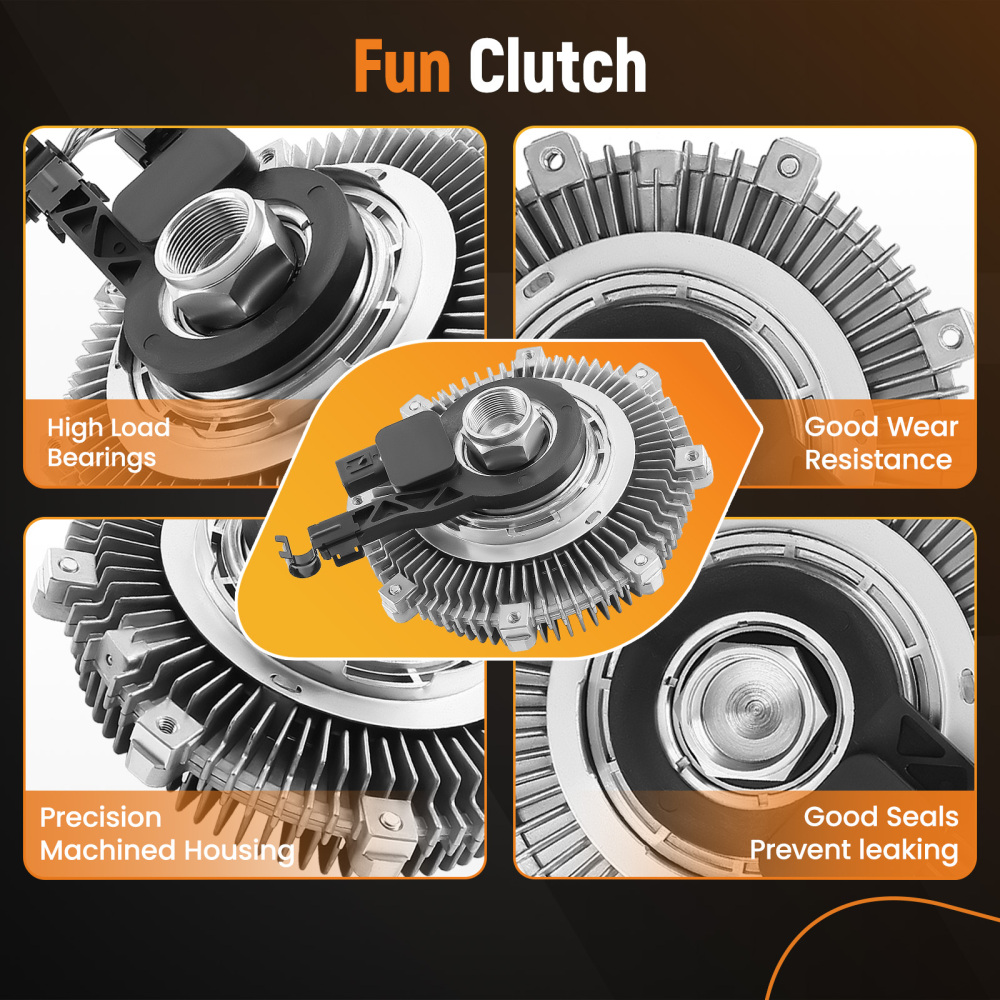 Radiator Cooling Fan Clutch compatible for Ford Sport compatible for Explorer compatible for Mercury Mountaineer 4.0L