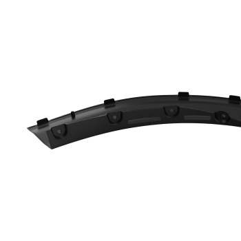Black Fender Molding compatible for Ford Explorer King Ranch/Limited 2021-2024 Front