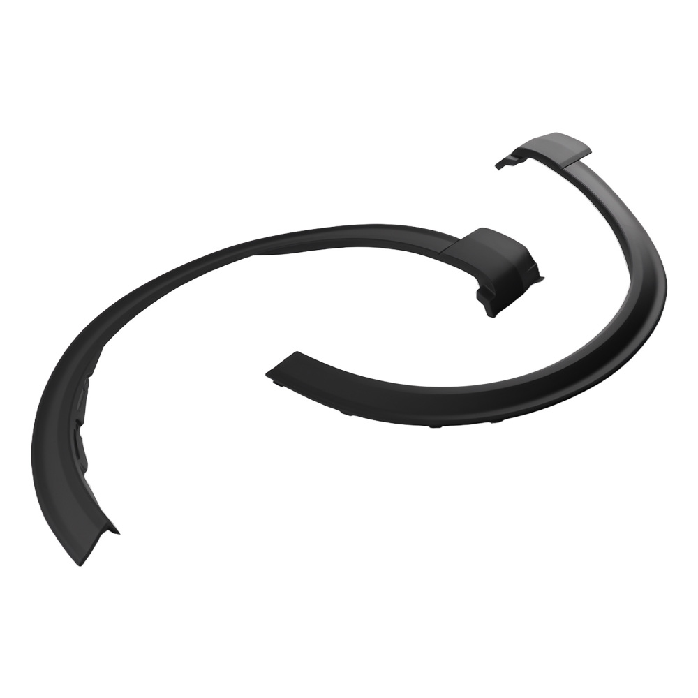 Black Fender Molding compatible for Ford Explorer King Ranch/Limited 2021-2024 Front