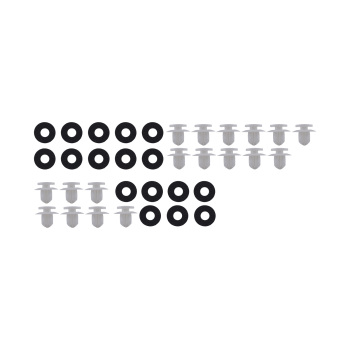 ABS Fender Arch Trim compatible for Toyota Highlander 2014-2018 Front Left Right