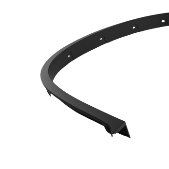 Fender Flare compatible for BMW X6 ActiveHybrid 2010-2011 Front Right BM1291105 Black