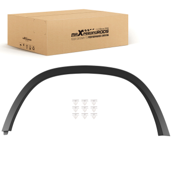 Driver Fender Flare Trim Front compatible for Chevrolet Trax 2017-2022 42490924 Black