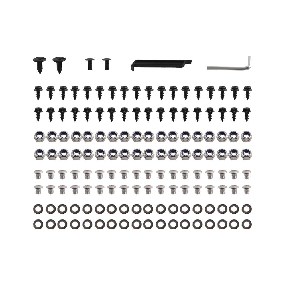 4PCS Fender Flares Kit compatible for Toyota Tacoma 2016-2022 J-02RSA2009ABK Black