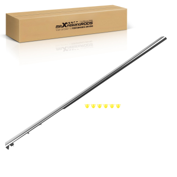 Chrome ABS Fender Garnish Front Left compatible for Hyundai Sonata 2018-2019 87771C1500