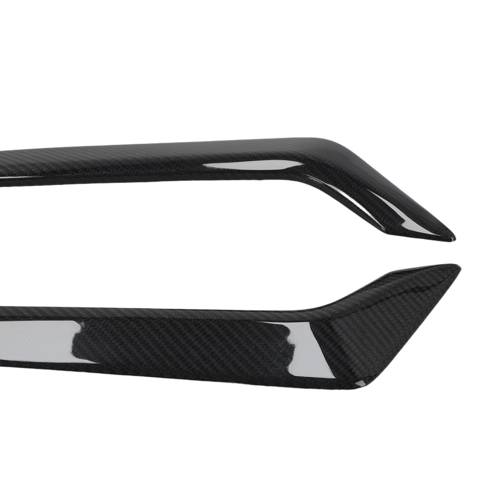 Carbon Fiber Fender Side Trim compatible for INFINITI Q60 2017-2022 Black compatible for Vent Left+Right