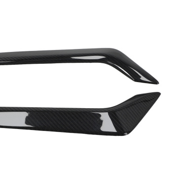 Carbon Fiber Fender Side Trim compatible for INFINITI Q60 2017-2022 Black compatible for Vent Left+Right